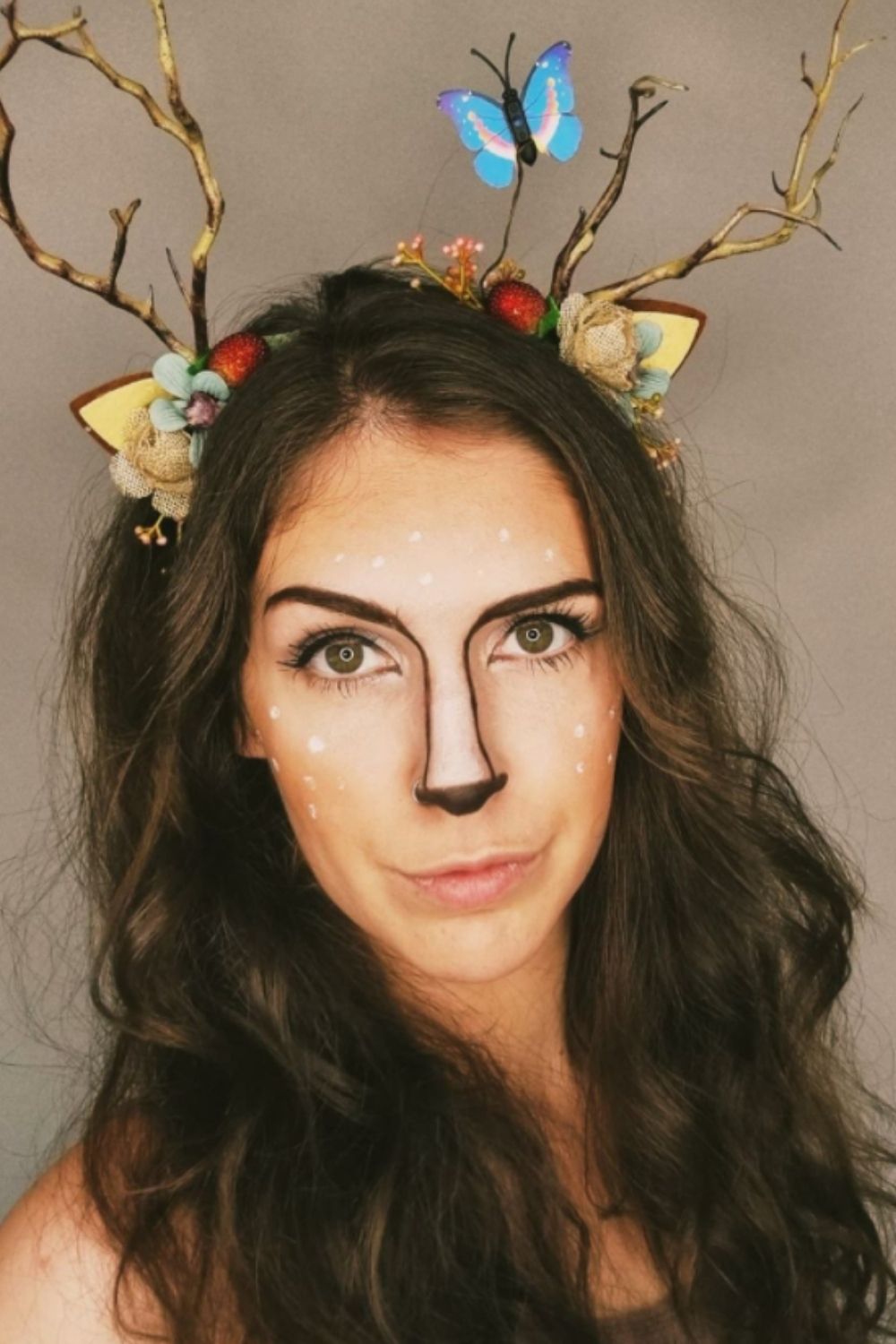 30 deer makeup and Antler Ideas for the cutest Christmas makeup looks