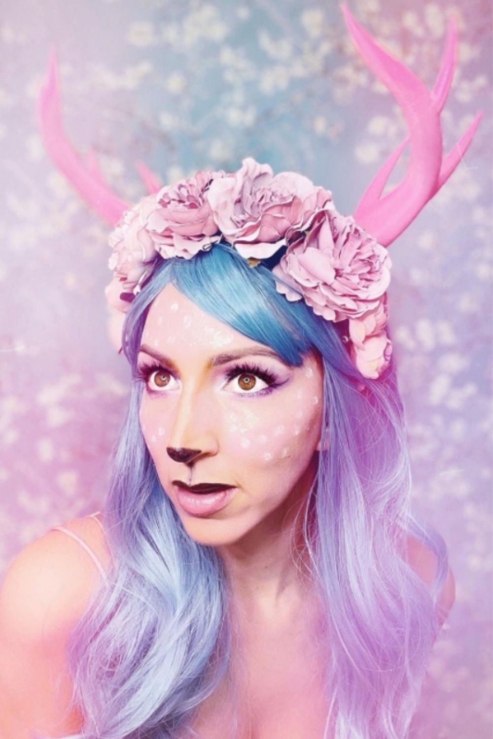 30 deer makeup and Antler Ideas for the cutest Christmas makeup looks