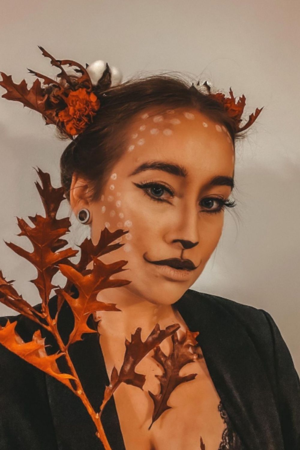 30 deer makeup and Antler Ideas for the cutest Christmas makeup looks
