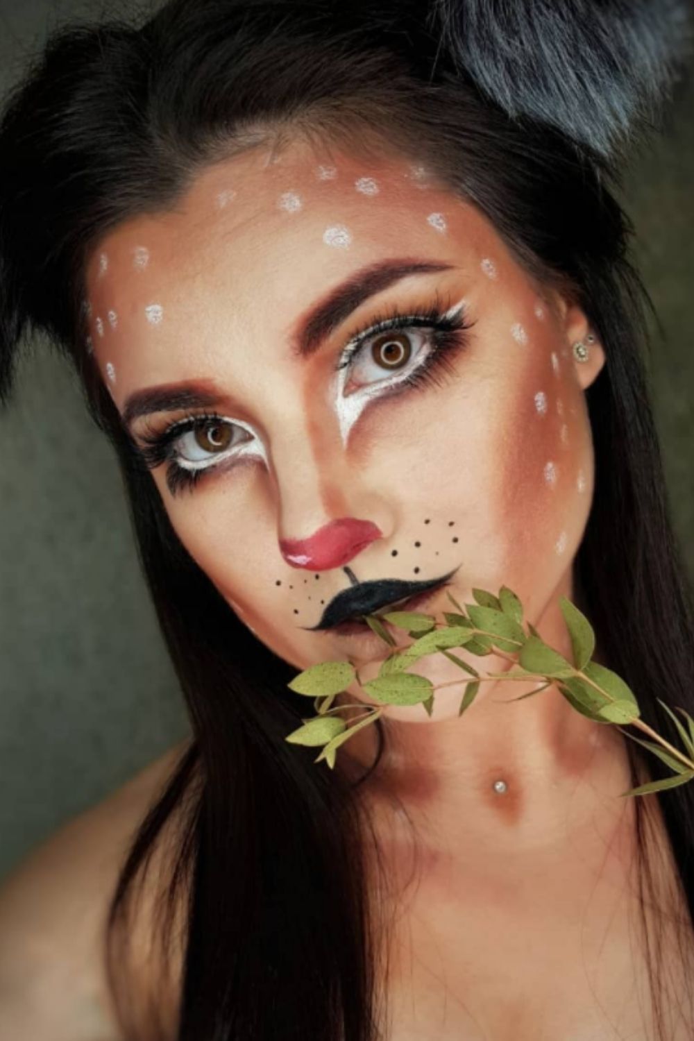30 deer makeup and Antler Ideas for the cutest Christmas makeup looks