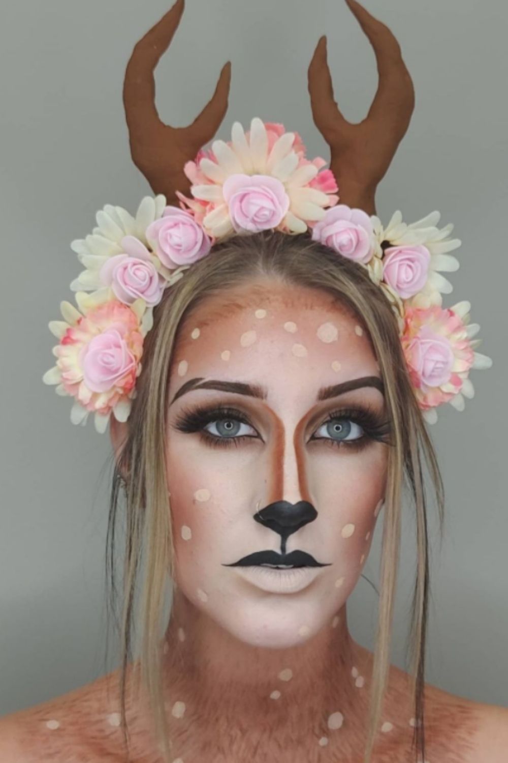 30 deer makeup and Antler Ideas for the cutest Christmas makeup looks