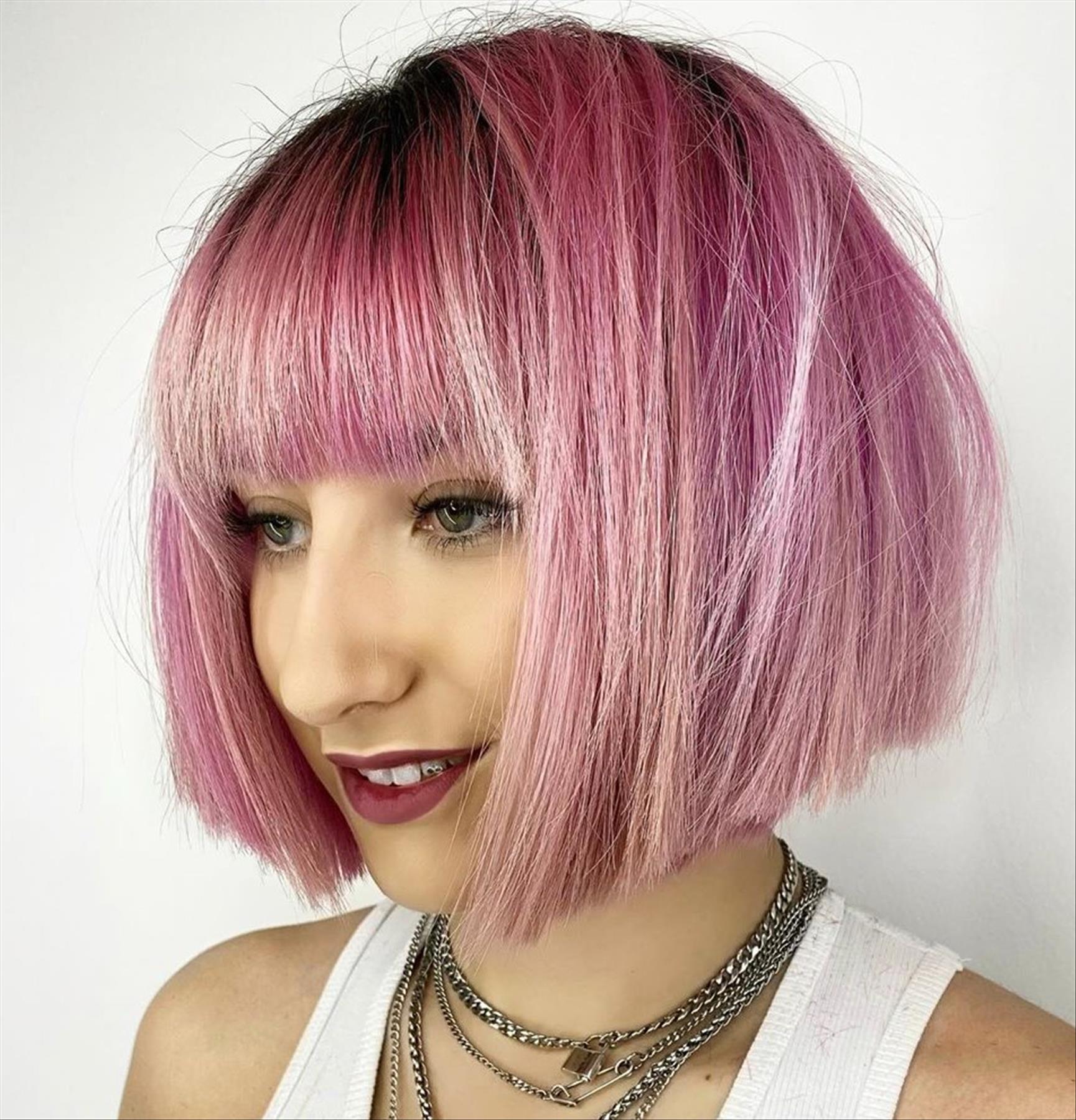 Bold pink hair color ideas for pastel to Dark