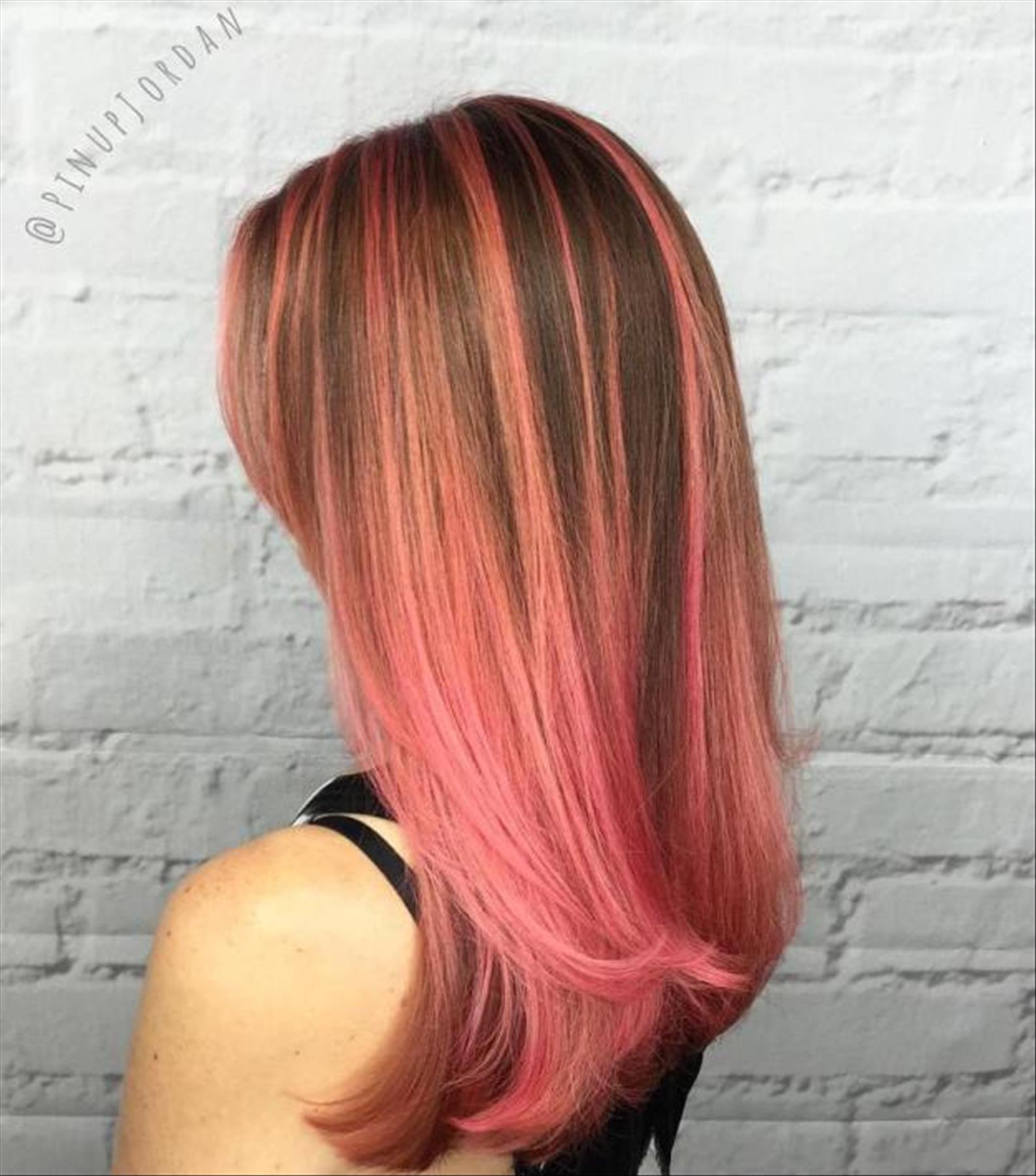 Bold pink hair color ideas for pastel to Dark